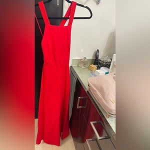 Zara Red maxi dress